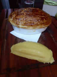 Meat Pie at a restaurant at the Southbank Promenade