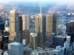 Skyscrapers at the city center, viewed from the Skydeck 88 of the Eureka Tower