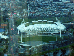 The AAMI Park, viewed from the Skydeck 88 of the Eureka Tower, at sunset
