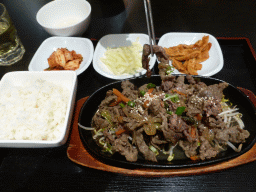 Korean barbecue at the Kim Chi Tray restaurant at Flinders Court