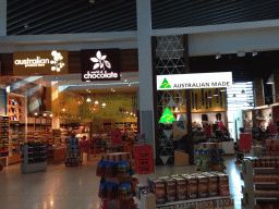 Shop with Australian products at the Departures Hall of Melbourne Airport