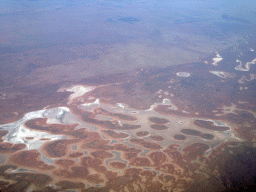 Northwest part of Lake Neale, viewed from the airplane to Bali