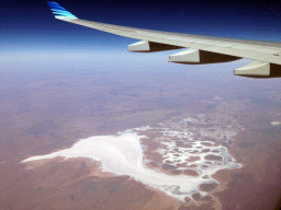 Lake Macdonald, viewed from the airplane to Bali