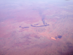 The Gibson Desert, west of Lake Mackay, viewed from the airplane to Bali