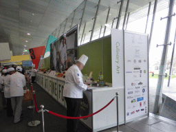 The Culinary Art exhibition at the Fine Food Melbourne 2014 conference at the Melbourne Convention and Exhibition Centre