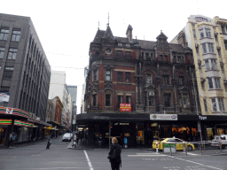 Shops at the crossing of Elizabeth Street and Little Collins Street