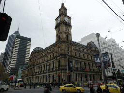 The former General Post Office at the crossing of Bourke Street and Elizabeth Street, and the Melbourne Central Tower
