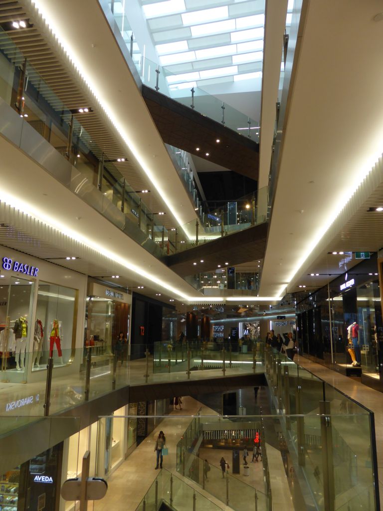Interior of the Myer Melbourne shopping mall