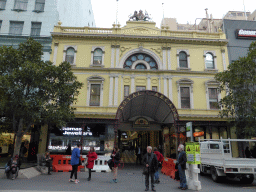 Front of the Royal Arcade shopping mall at Bourke Street