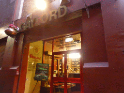 Front of the Gaylord Indian Restaurant at Tattersalls Lane, at sunset
