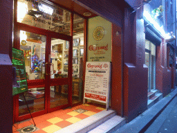 Front of the Gaylord Indian Restaurant at Tattersalls Lane, at sunset