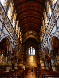 Nave, apse, altar and pulpit of St. Paul`s Cathedral