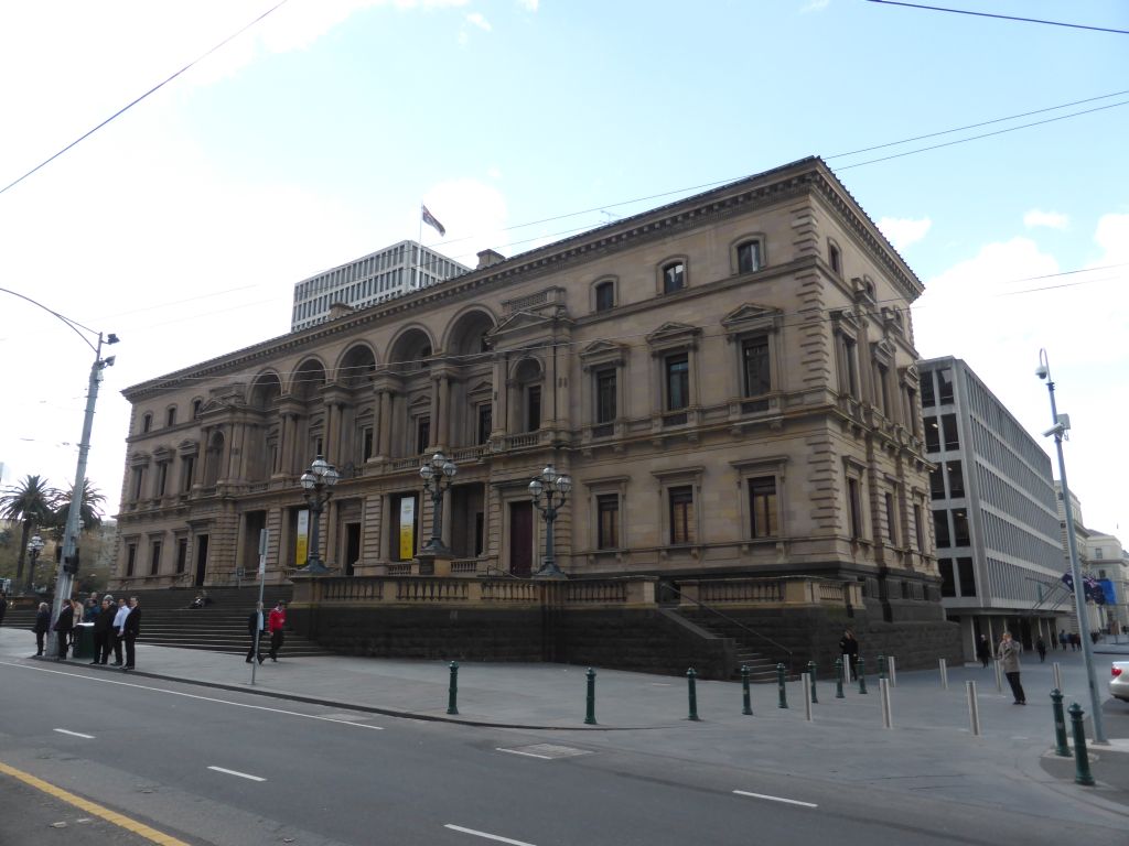 Front of the Old Treasury Building at Spring Street, viewed from the tram