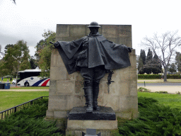 The Driver side of the Driver and Wipers Memorial at the Shrine of Remembrance Reserve