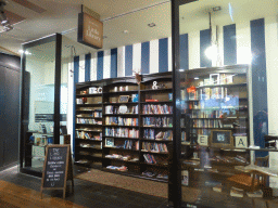 Interior of the Little Library at the Melbourne Central Shopping Centre at La Trobe Street