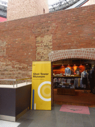 Entrance to the Shot Tower Museum at Coop`s Shot Tower at the Melbourne Central Shopping Centre