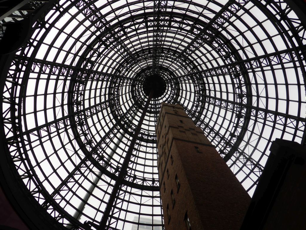 Coop`s Shot Tower at the Melbourne Central Shopping Centre