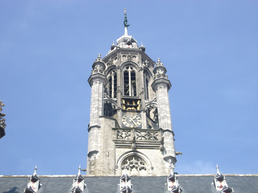 The tower of the City Hall of Middelburg