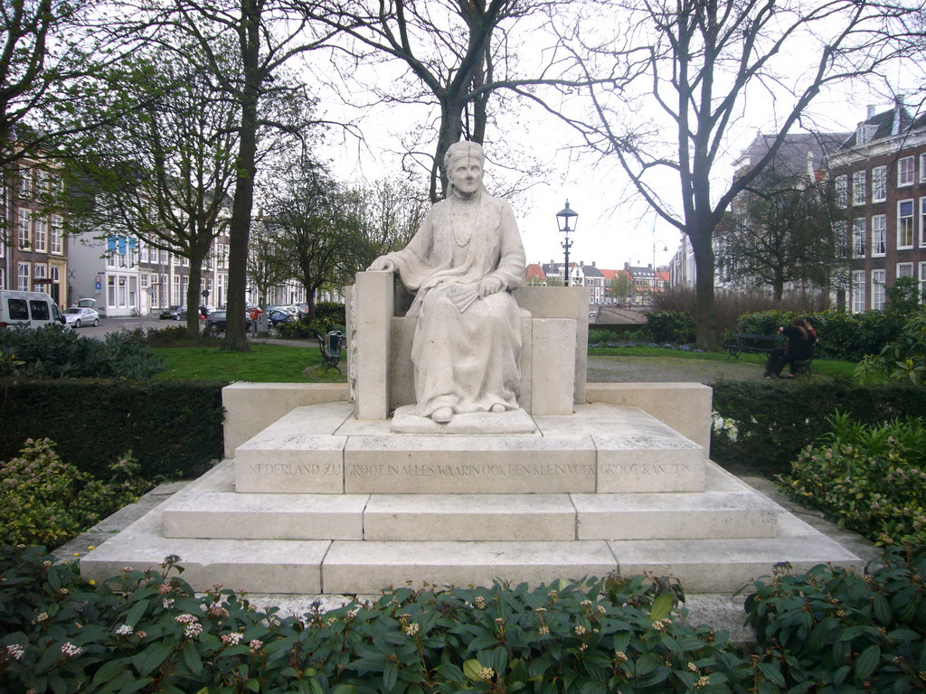 The Koningin Emma Monument (Queen Emma Monument) at the Damplein square