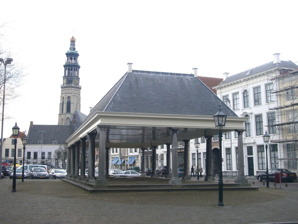 The Dam square, with the Abbey Tower