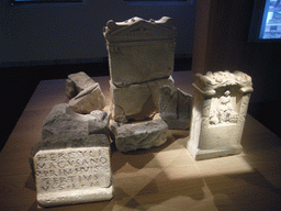 Roman inscriptions and reliefs, in the Zeeuws Museum