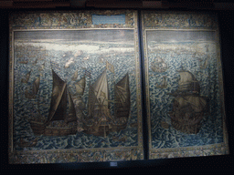 Tapestry on the Eighty Years` War, in the Zeeuws Museum