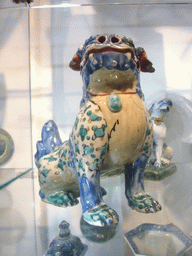 Japanese porcelain statue of a dog, in the Zeeuws Museum