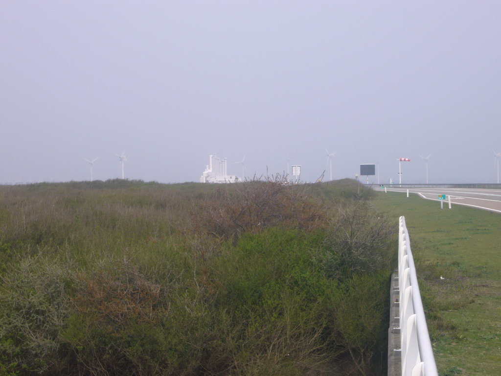 Oosterscheldekering dike, from the island Neeltje Jans