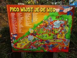 Map of the Dierenrijk zoo