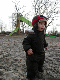 Max at the playground near Restaurant Smulrijk at the Dierenrijk zoo