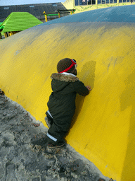 Max at the playground near Restaurant Smulrijk at the Dierenrijk zoo