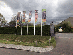 Entrance to the Dierenrijk zoo at the Heiderschoor street