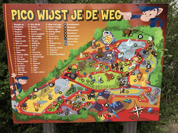 Map of the Dierenrijk zoo