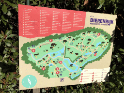 Map of the Dierenrijk zoo