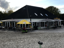 Restaurant Smulrijk at the Dierenrijk zoo, viewed from the trampoline at the playground
