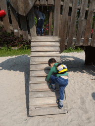 Max at the playground at the west side of the Dierenrijk zoo