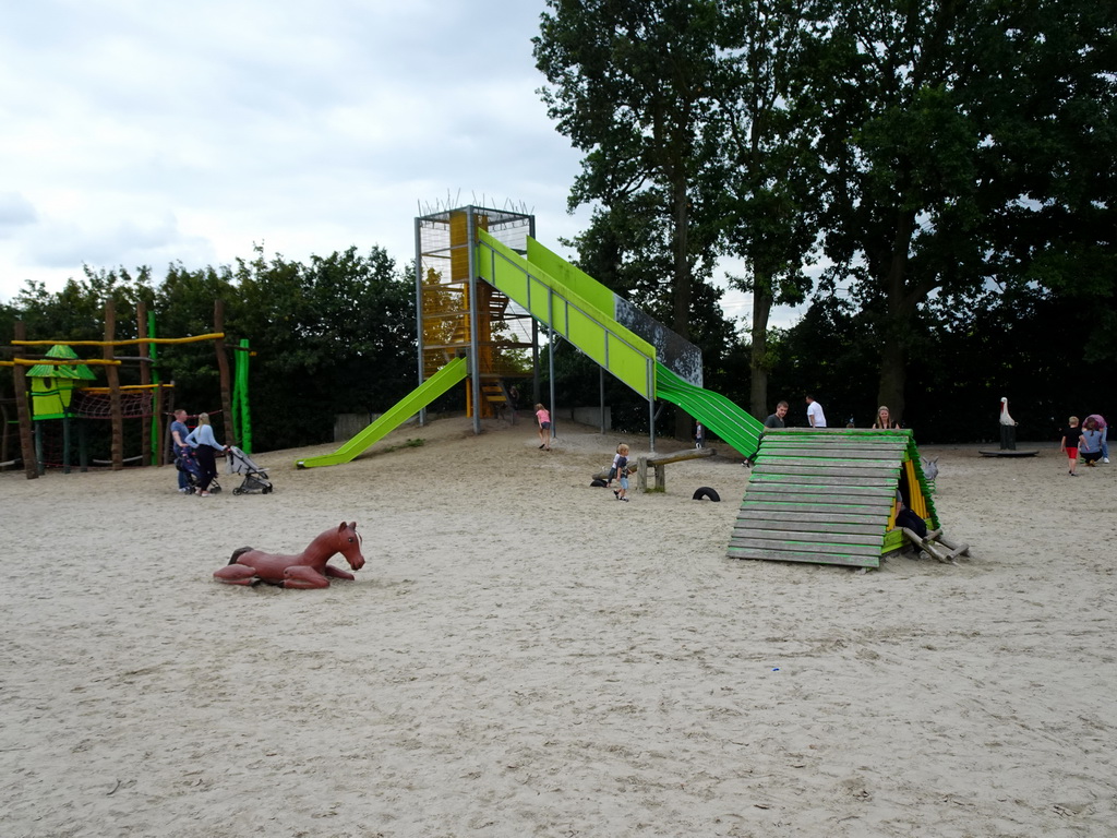 Playground near Restaurant Smulrijk at the Dierenrijk zoo