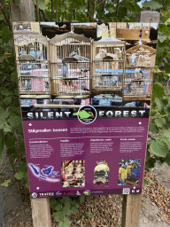 Information on the Silent Forest campaign at the Dierenrijk zoo