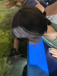 Max with Doctor Fish at the Dierenrijk zoo