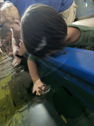 Max with Doctor Fish at the Dierenrijk zoo