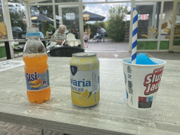 Drinks at the terrace of Restaurant Smulrijk at the Dierenrijk zoo