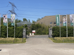 Entrance to the Dierenrijk zoo at the Heiderschoor street