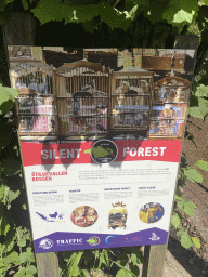 Information on the Silent Forest campaign at the Dierenrijk zoo