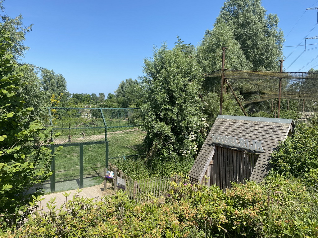 Entrance to the Vogelrijk aviary and Brown Bears at the Dierenrijk zoo
