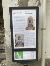 Information on the Chiesa di San Giovanni a Mare church