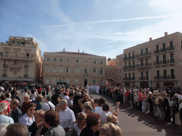 Changing of the guards at the Place du Palais square