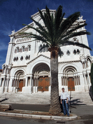 Tim at the front of the Saint Nicholas Cathedral