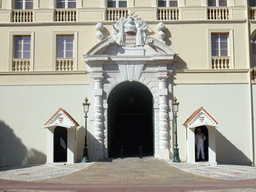 The front of the Prince`s Palace of Monaco
