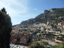 The Fontvieille district, viewed from the Place du Palais square
