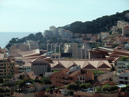 The Stade Louis II, viewed from the Place du Palais square